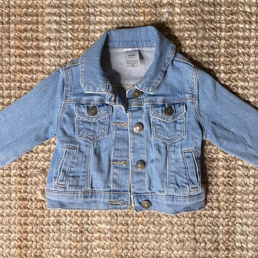 unisex carter’s jean jacket